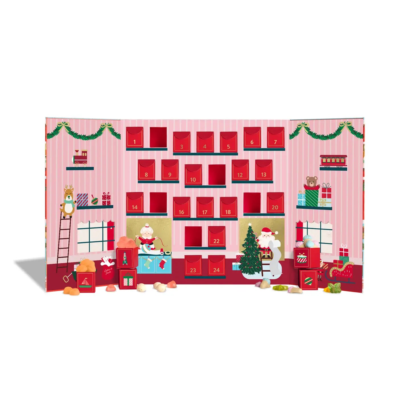 Sugarfina - 24 Tastes of Christmas Candy Advent Calendar - Candycopia