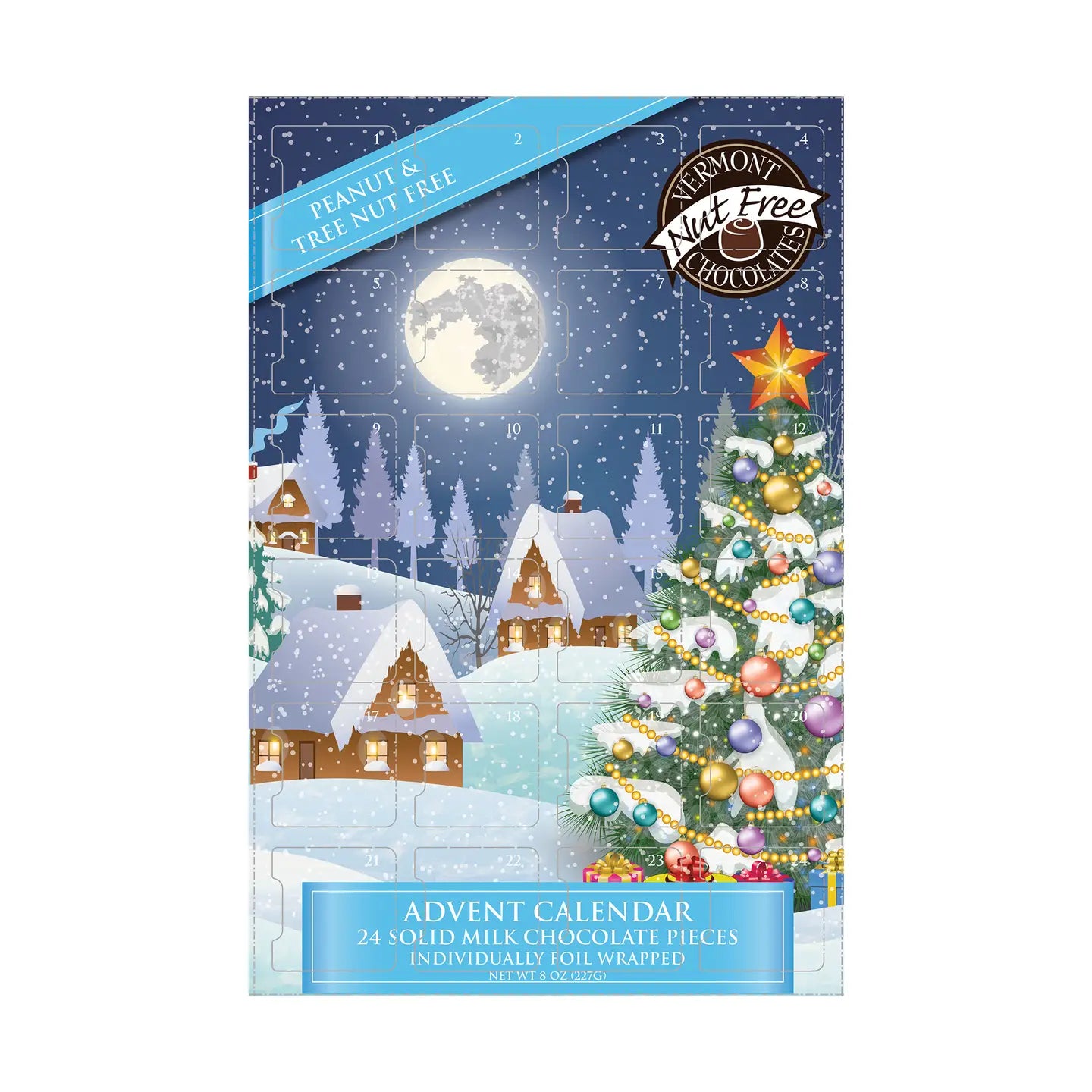 Vermont Nut-Free Chocolates - Advent Calendar: Milk - Candycopia