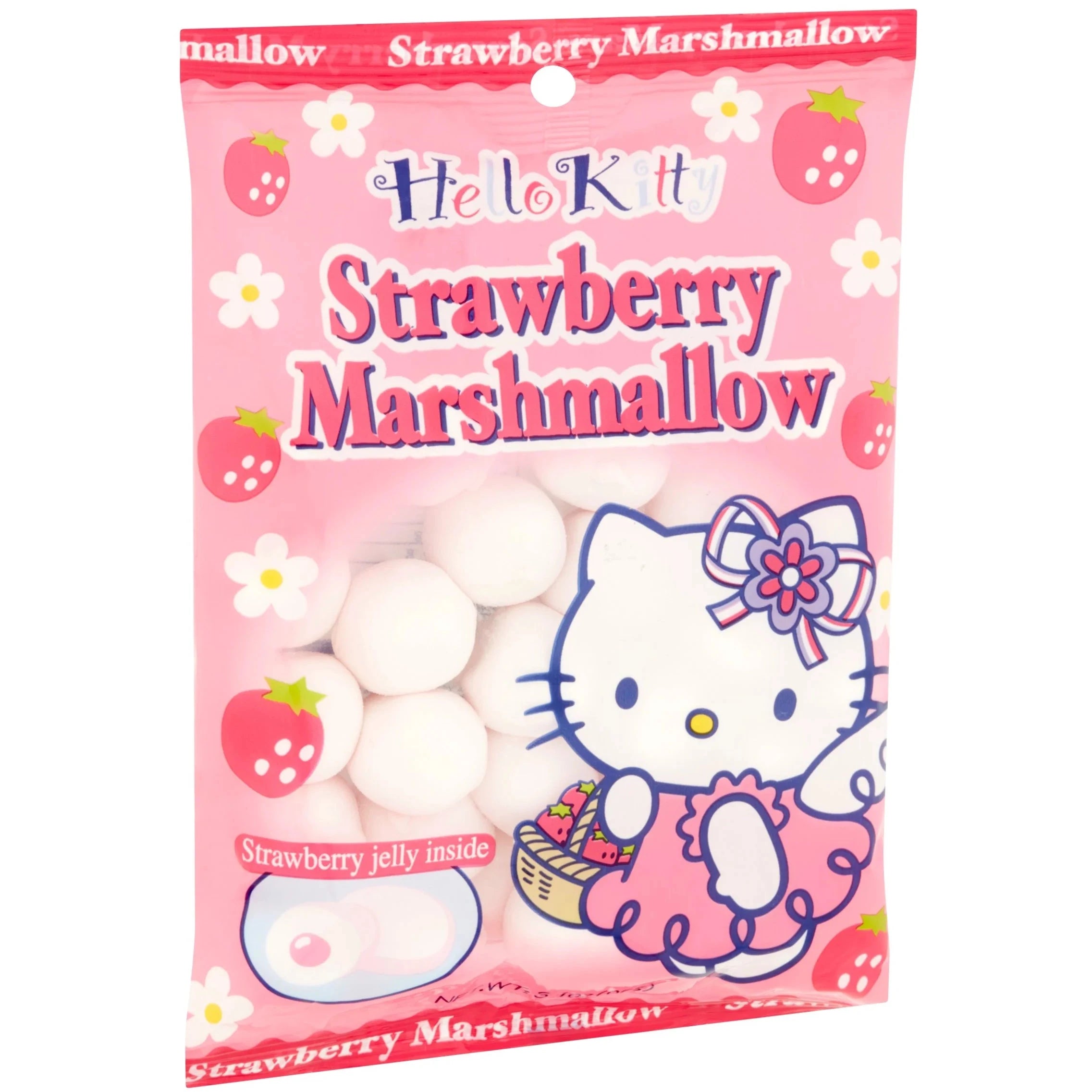 Hello Kitty Strawberry Filled Marshmallows