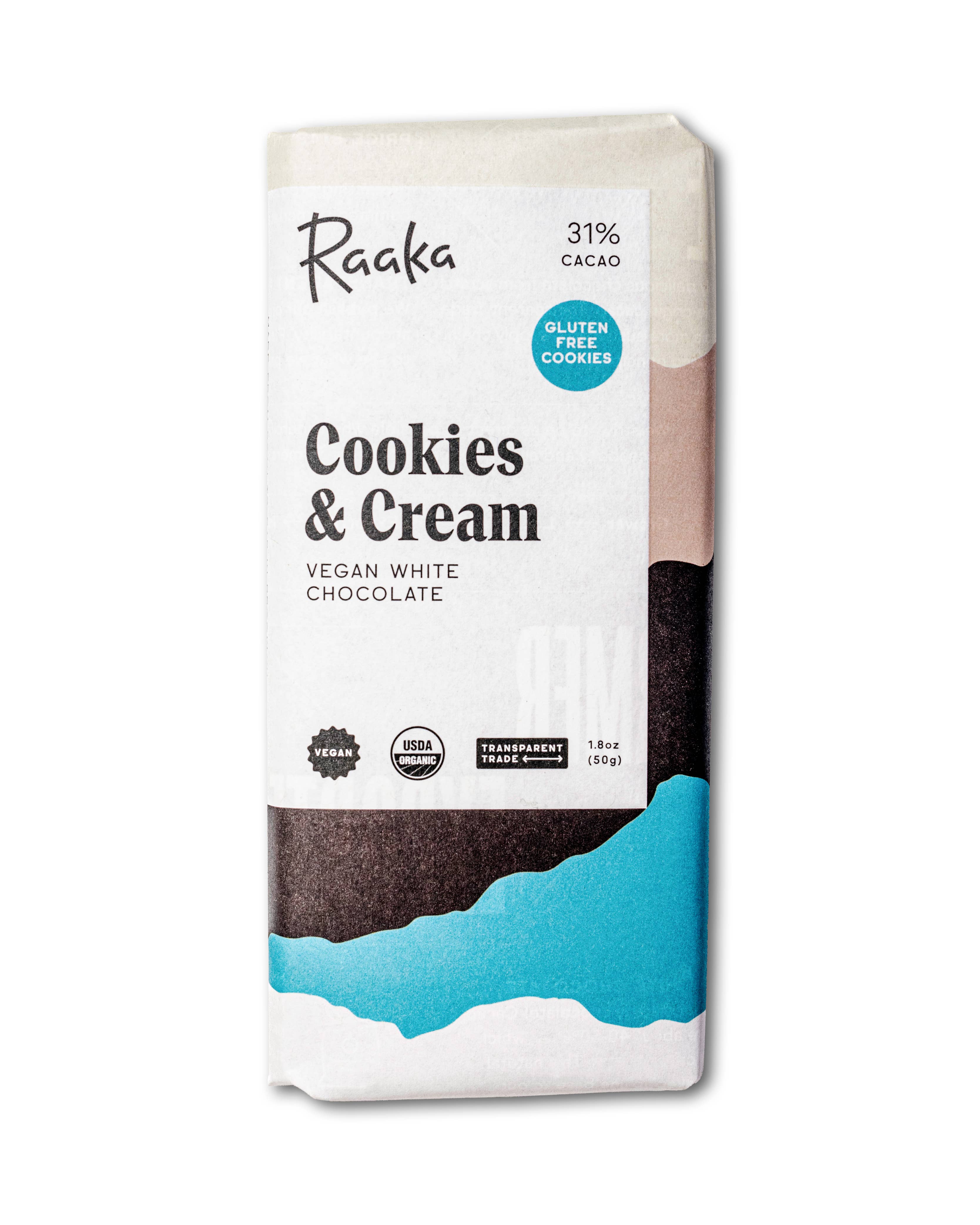 31% Cookies & Cream Vegan White Chocolate Bar - Candycopia