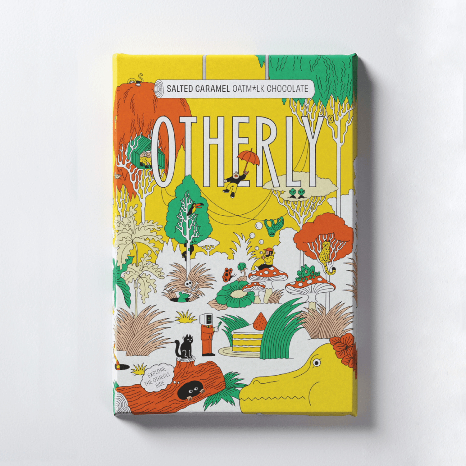 OTHERLY - Salted Caramel, Vegan Oatm*lk Chocolate Bar (130g) - Candycopia