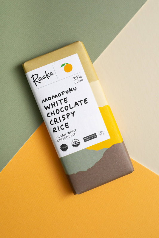 Raaka - 30% Momofuku White Chocolate Crispy Rice Bar - Limited