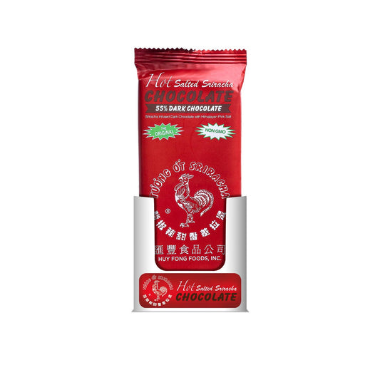 2.5 oz Sriracha 55% Dark Chocolate Bar