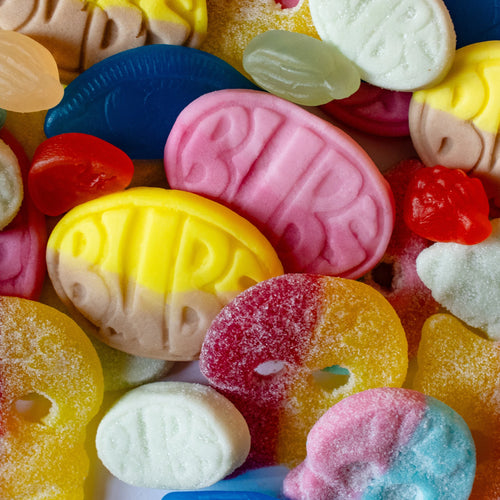 Sweet and tangy Bubs Swedish Candy Collection by Candycopia