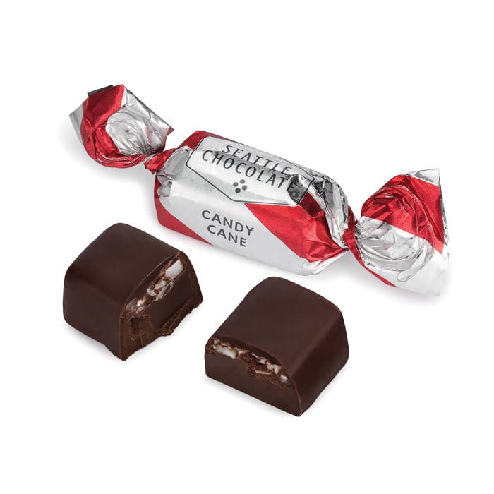 Seattle Chocolate - Candy Cane Truffle Bag (5oz)