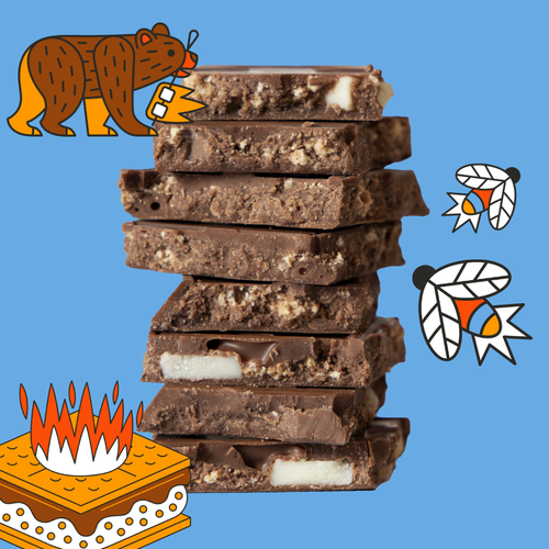 Cabin S'mores Truffle Bar - Candycopia