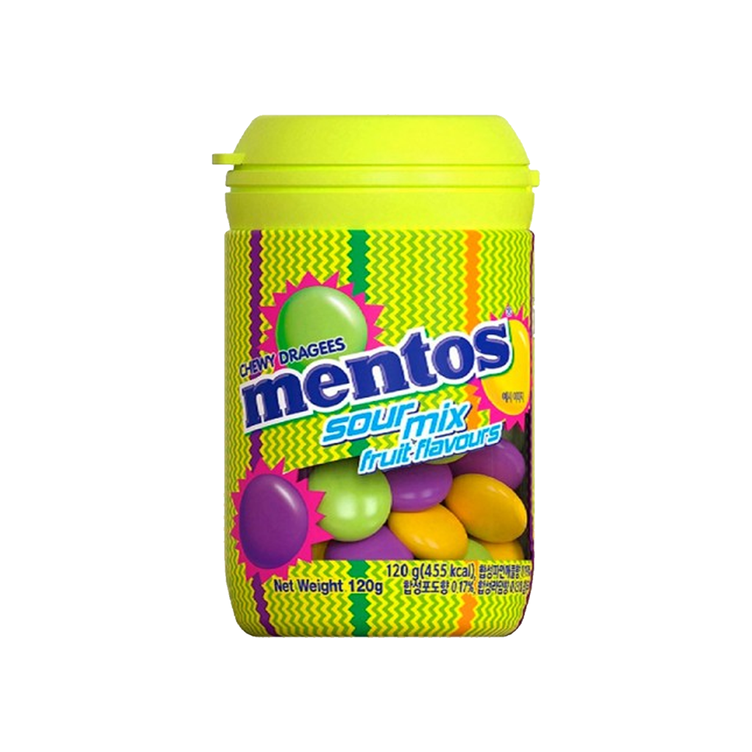 Mentos Sour Mix Fruit Dragées (Korea)