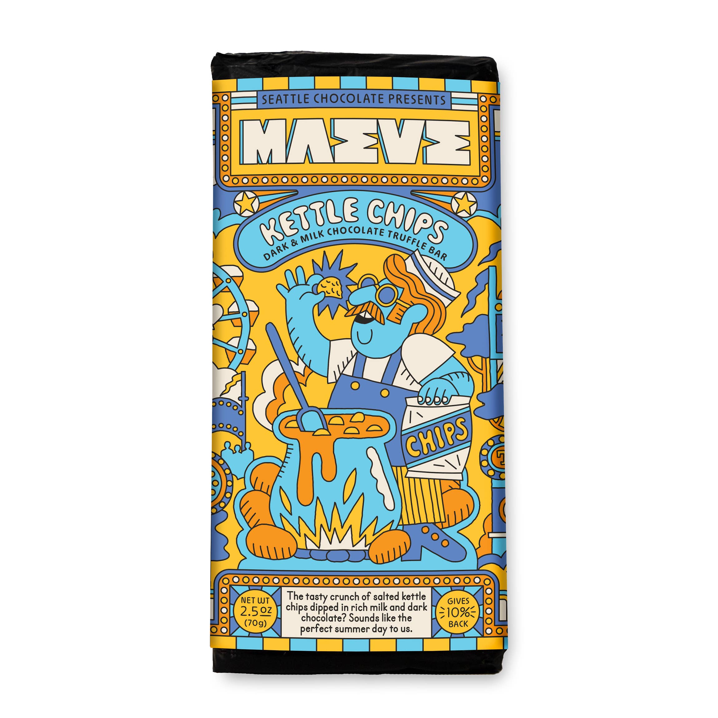 New! Summer - Kettle Chips Truffle Bar - Candycopia