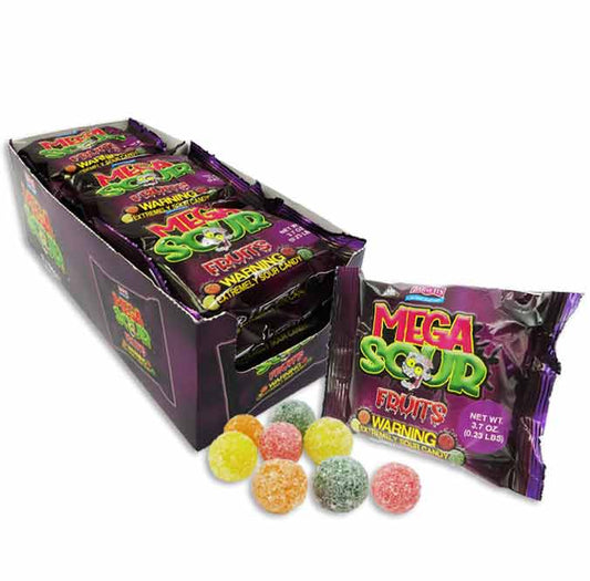 Barnett's Mega Sour Fruits - The World’s Sourest Candy!