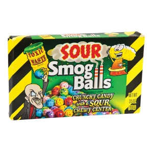 Toxic Waste Sour Smog Balls Movie Box - Candycopia