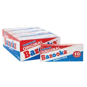 Original Bazooka Bubble Gum - 10 Pieces