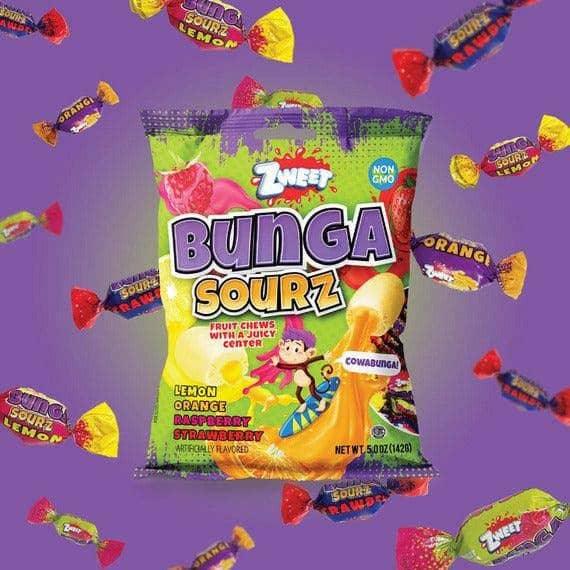 Zweet - Bunga Sourz Fruit Chews (5 oz) - Candycopia
