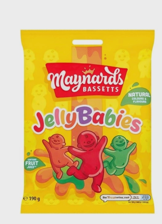 Maynards Bassetts Jelly Babies 130g (UK/Australia)