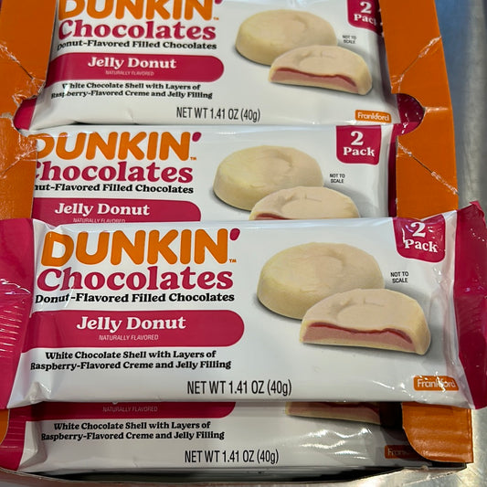 Dunkin Jelly Donut-Flavored Filled Chocolates