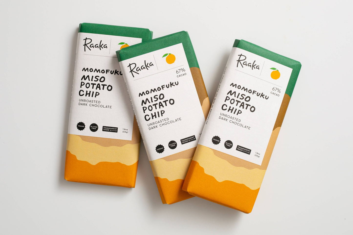 Raaka - 67% Momofuku Miso Potato Chip Bar - Limited Batch