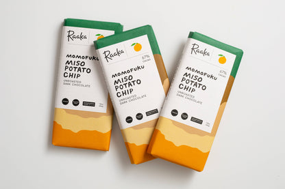Raaka - 67% Momofuku Miso Potato Chip Bar - Limited Batch
