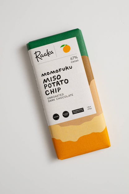 Raaka - 67% Momofuku Miso Potato Chip Bar - Limited Batch