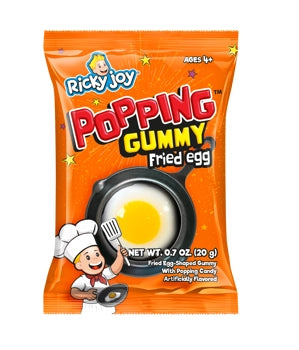Popping Gummy Fried Egg