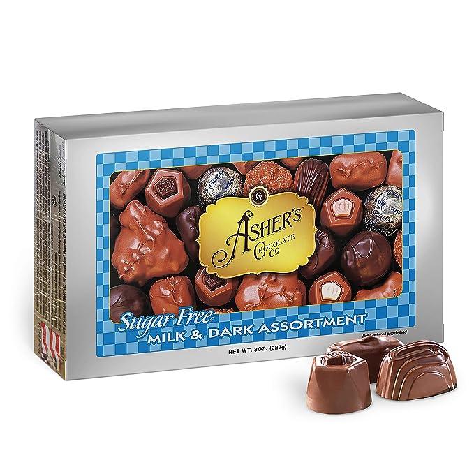 Asher’s Sugar Free Milk and Dark Assortment - Candycopia