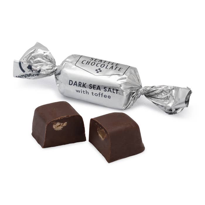 Seattle Chocolate - Kosher Chocolate Truffles, Happy Hanukkah Bag - 5oz