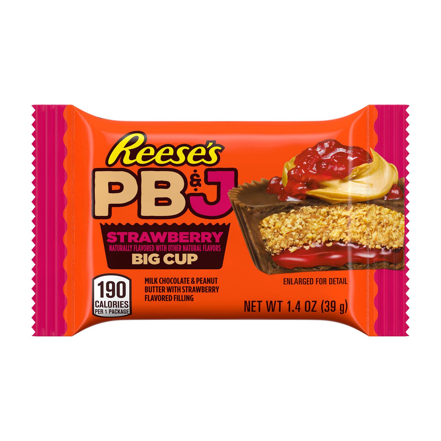 Reeses PB&J Big Cup- Strawberry - Candycopia