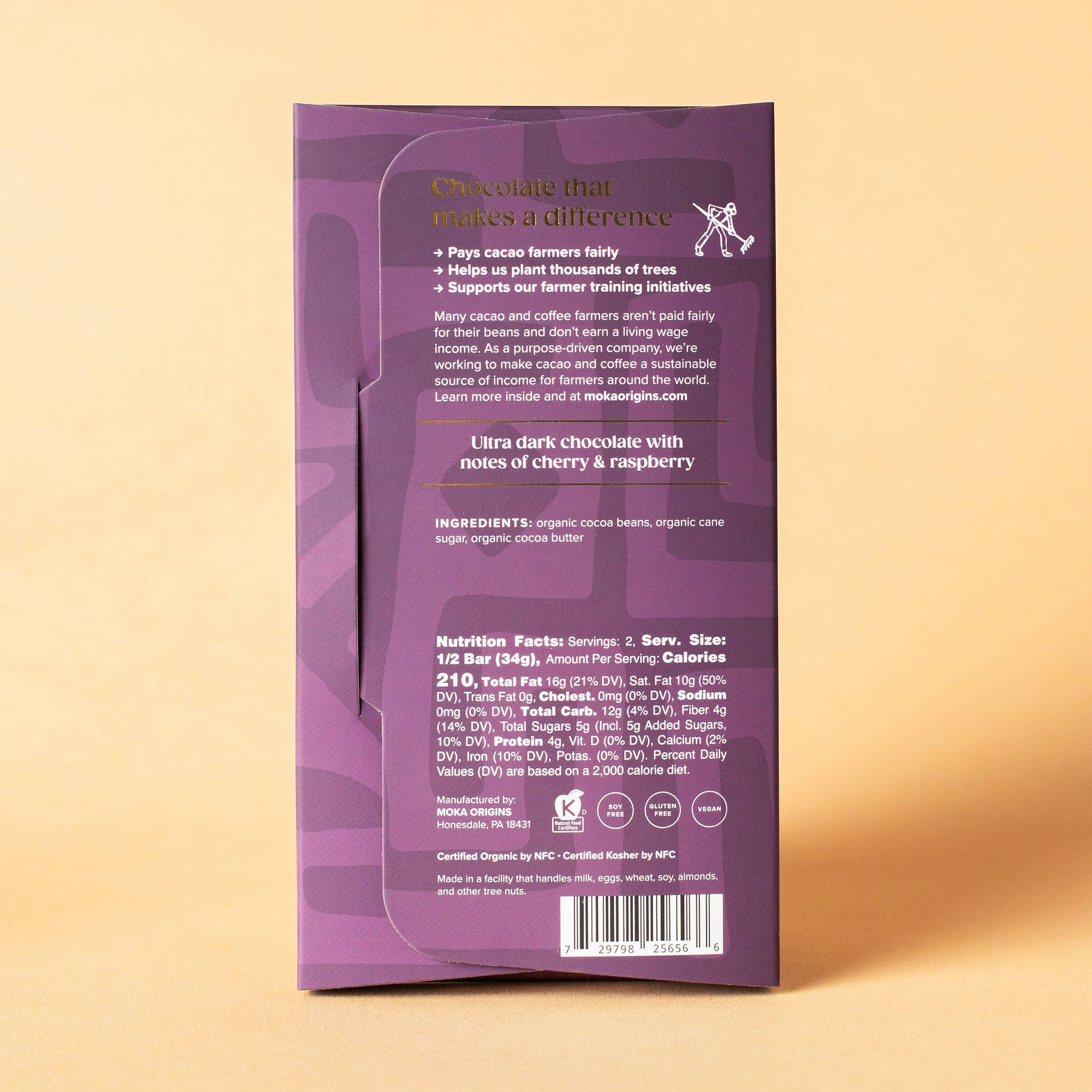 Moka Origins- Tanzania 85% Dark Chocolate (2.4oz) - Candycopia