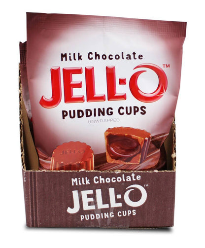 Jell-O Pudding Cups Milk Chocolate, 3.5oz Bag