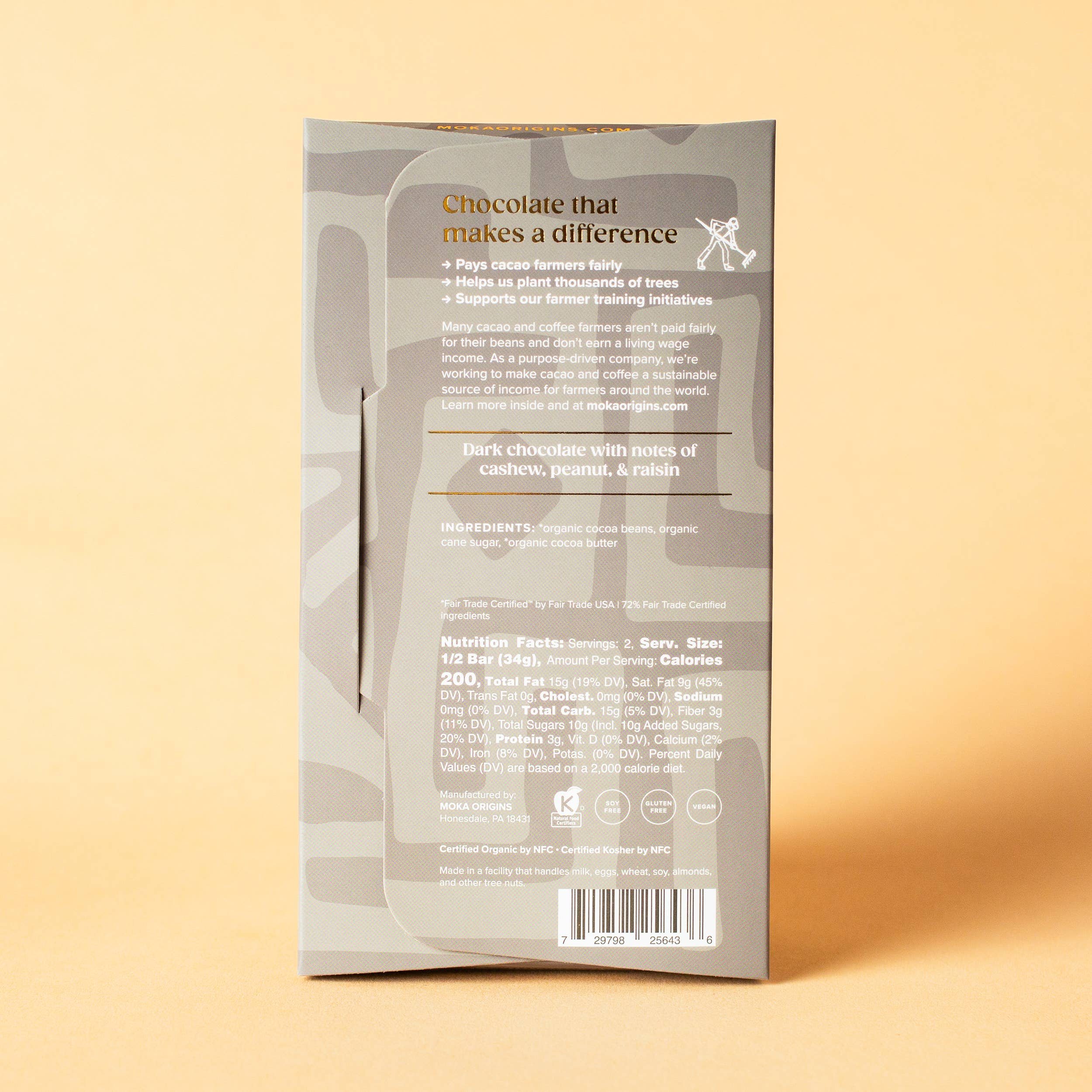 Moka Origins- Ghana 72% Dark Chocolate (2