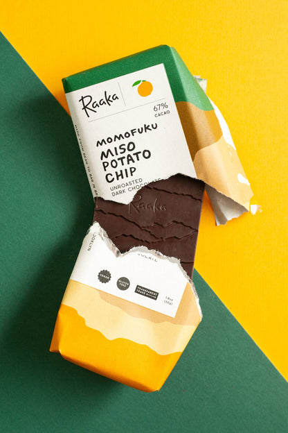 Raaka - 67% Momofuku Miso Potato Chip Bar - Limited Batch