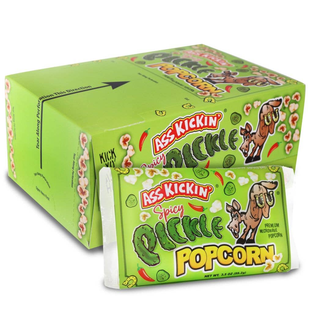 Ass Kickin' Spicy Pickle Popcorn