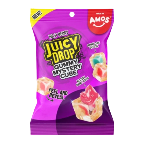 Juicy Drop Gummy Mystery Cube- Wild Berry