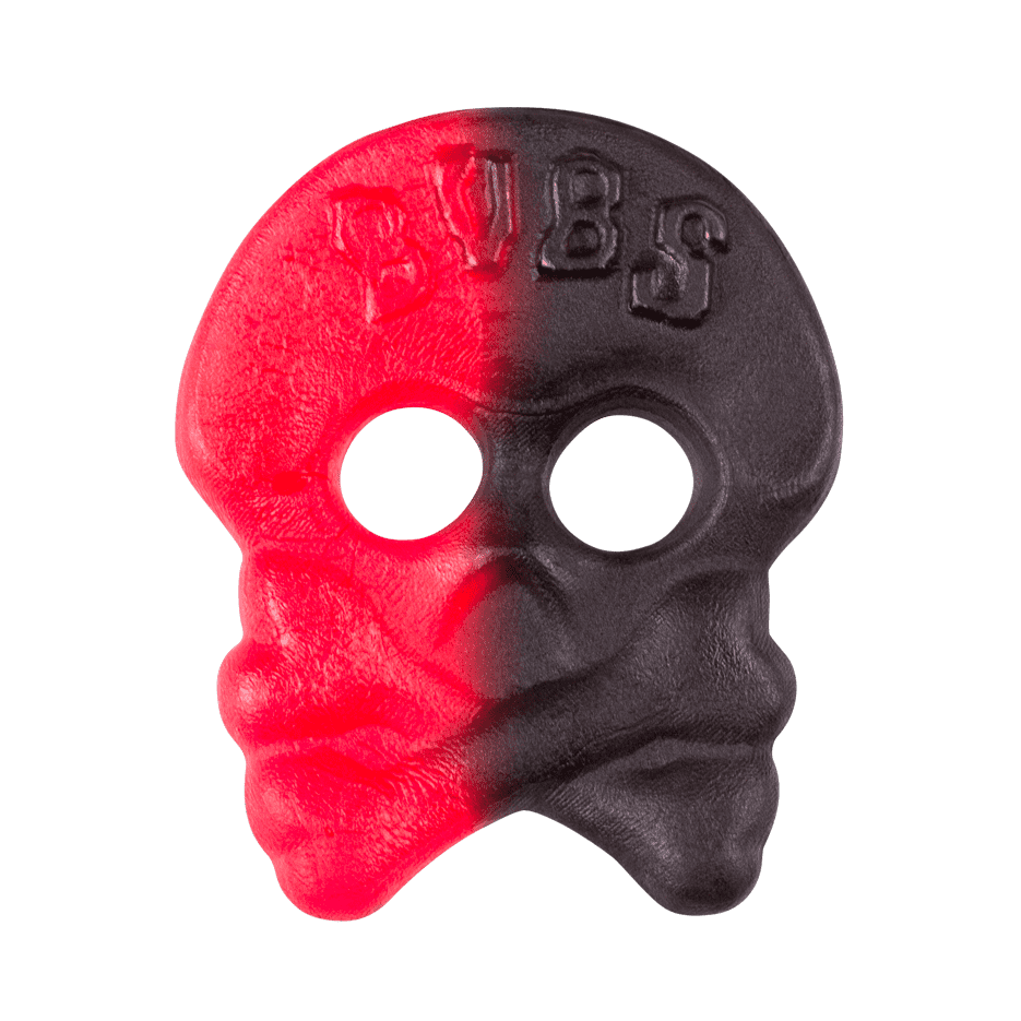 BUBS Raspberry and Licorice Jelly Skull (6oz)