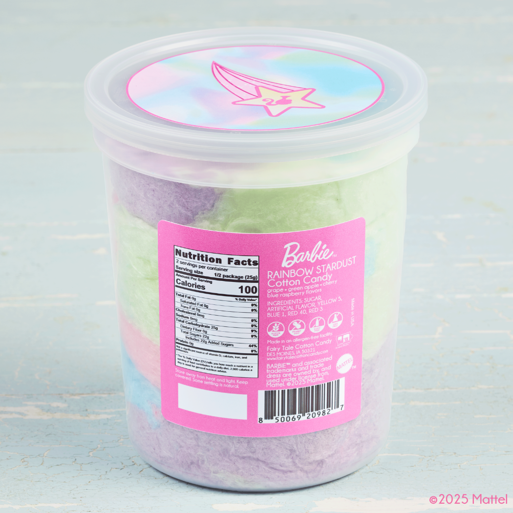 Barbie Rainbow Stardust Cotton Candy - Candycopia