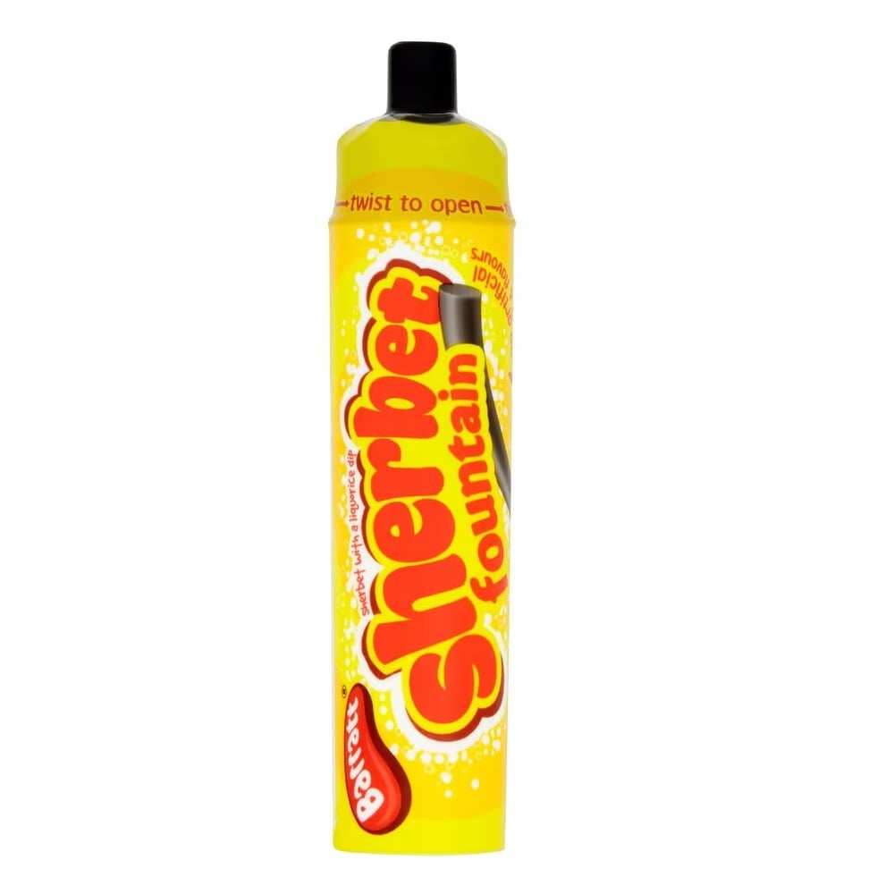 Barratt Sherbet Fountain, Strawberry, 25g (UK) - Candycopia