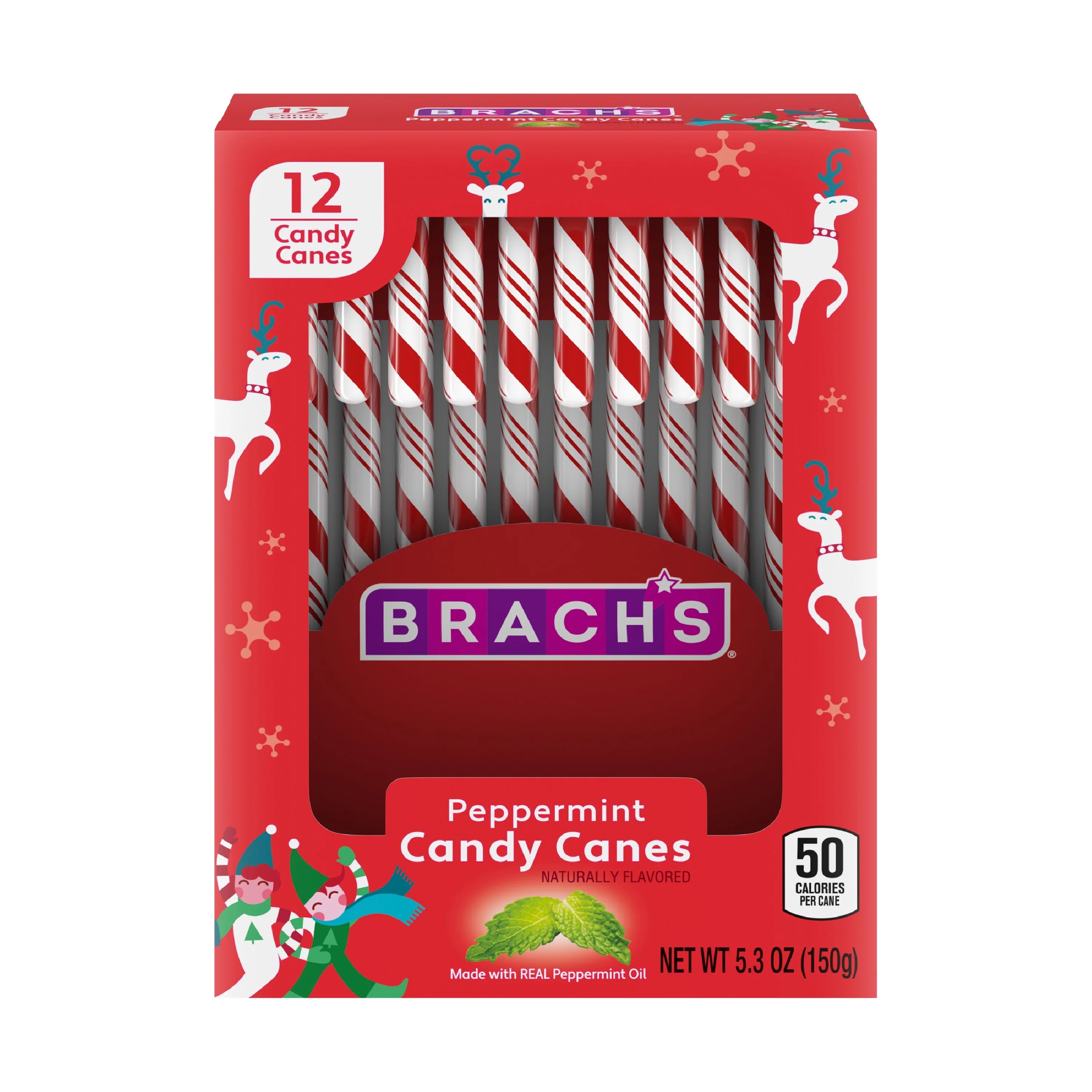 Brachs- Peppermint Candy Canes (5