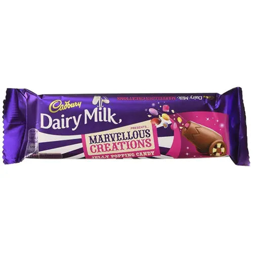 Cadbury Dairy Milk Marvellous Creations chocolate bar packaging on a white background