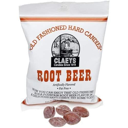Claey's - Root beer - Old Fashioned Hard Candies (6oz) - Candycopia