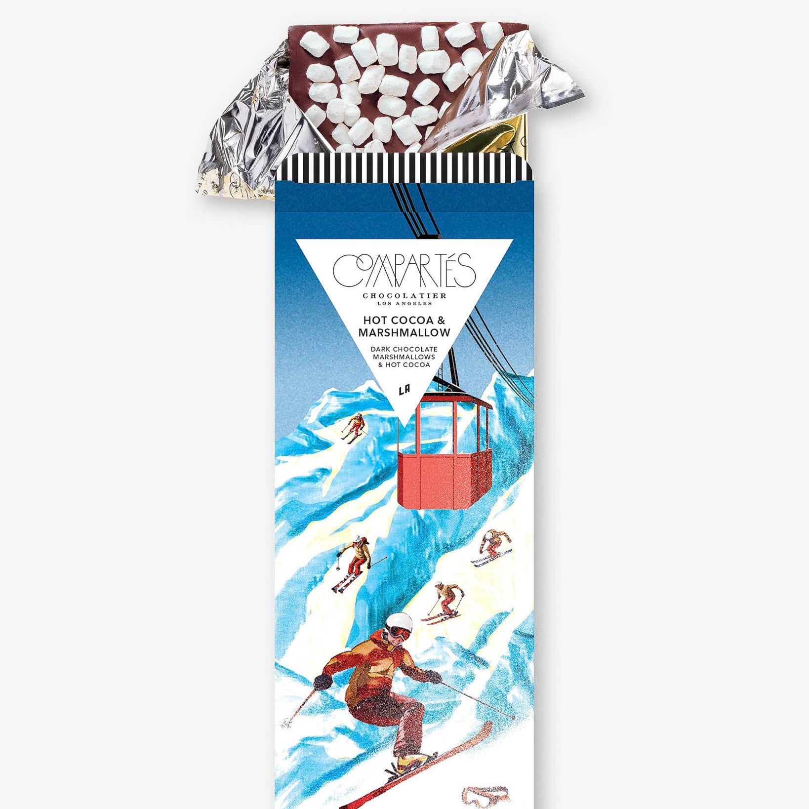 Compartes - Hot Cocoa & Marshmallow Dark Chocolate Bar - Candycopia