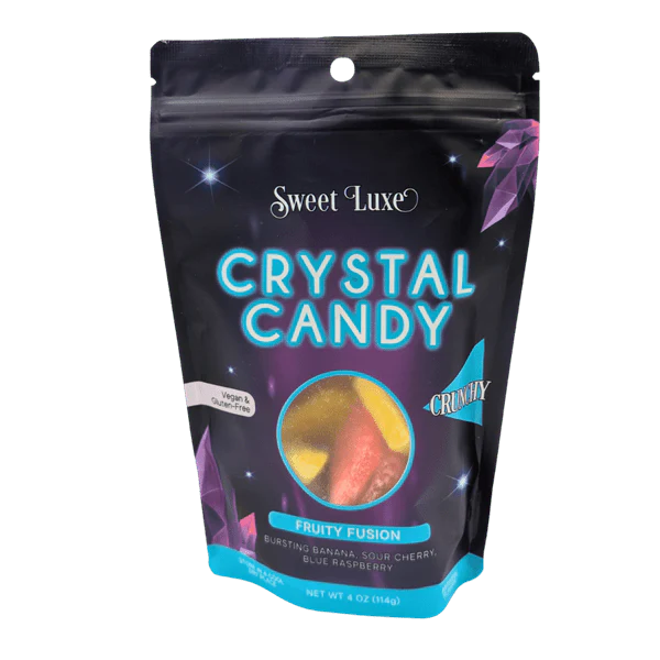 Sweet Luxe Extra Crunchy Crystal Candy- Fruity Fusion - Candycopia