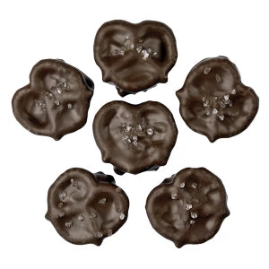 Dark Chocolate Caramel Sea Salt Pretzels - Candycopia