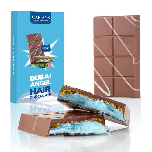 Carian's Viral Dubai Angel Hair Chocolate - Blue Sky Cotton Candy - Candycopia