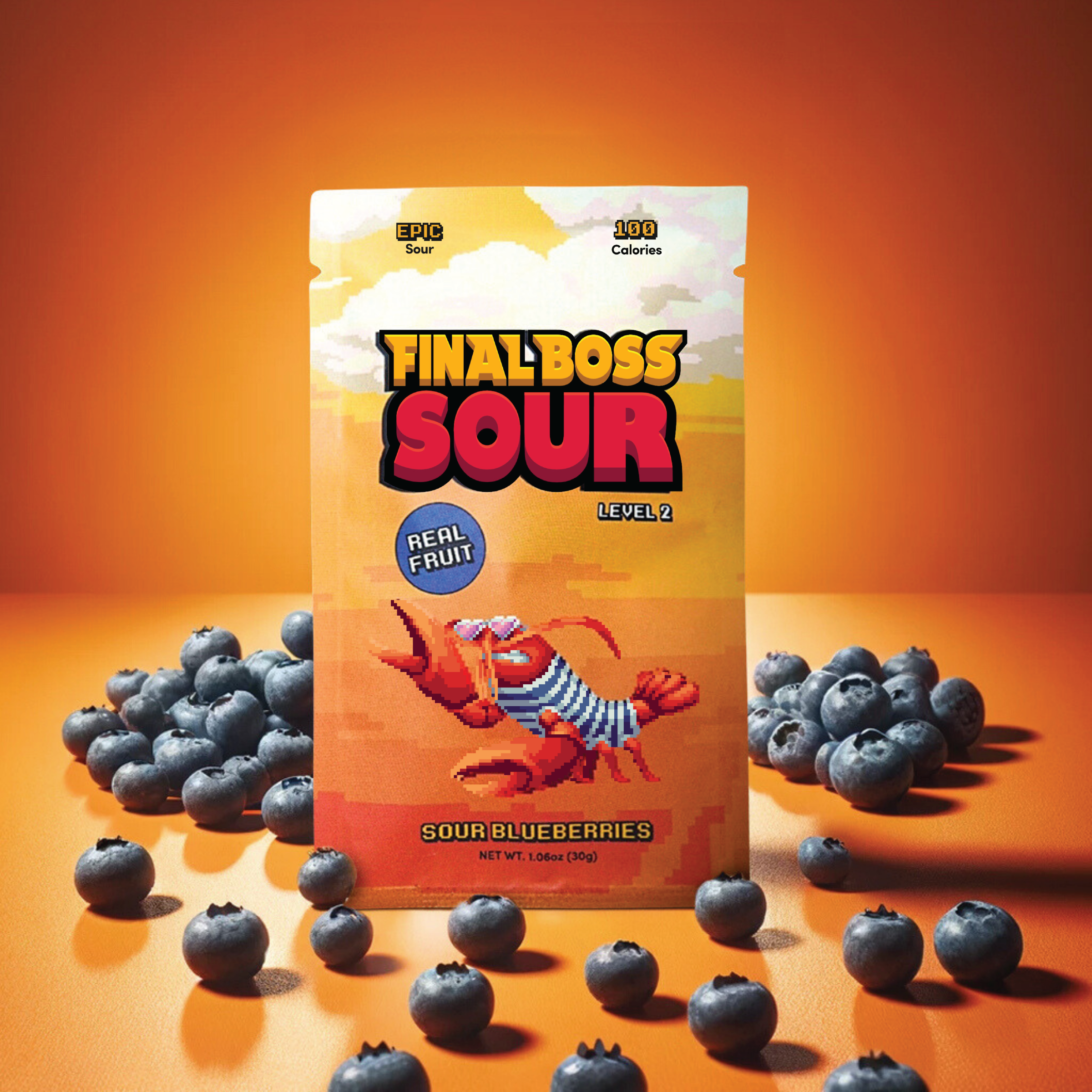 Final Boss Level 2 Sour Blueberries