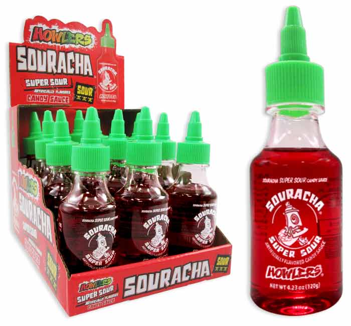 Howlers Souracha Super Sour Candy Sauce - 1 Bottle - Candycopia
