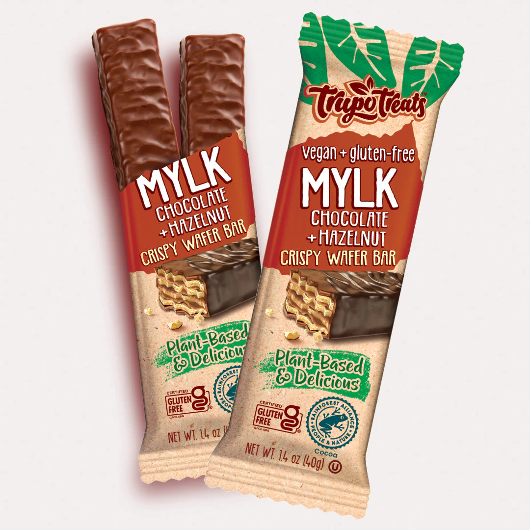 Trupo Treats - Mylk Chocolate & Hazelnut Crispy Wafer Bar