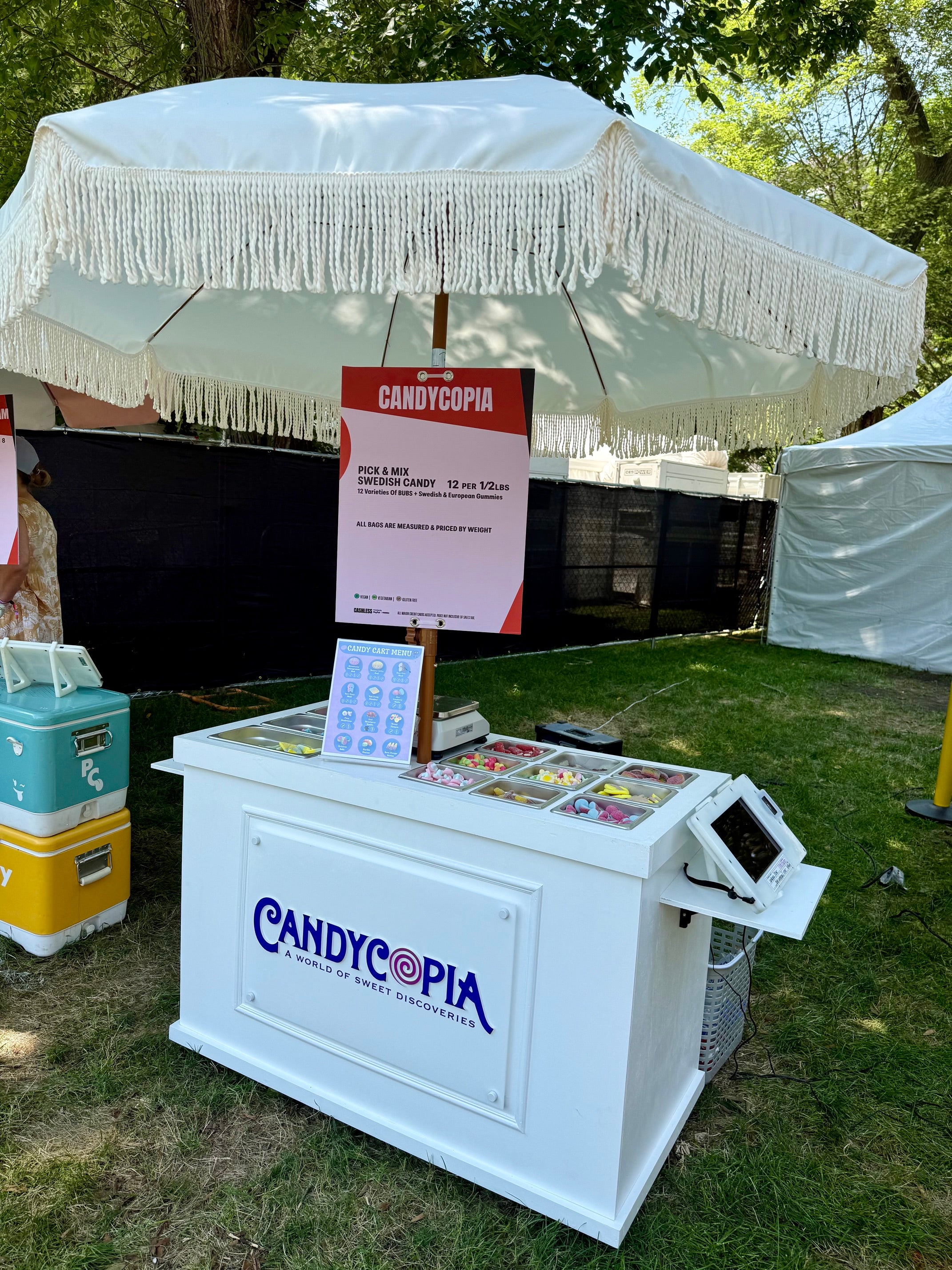 Mobile Swedish Candy Cart Rental