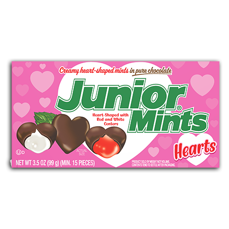 Junior Mints Valentine Hearts Movie Box (3