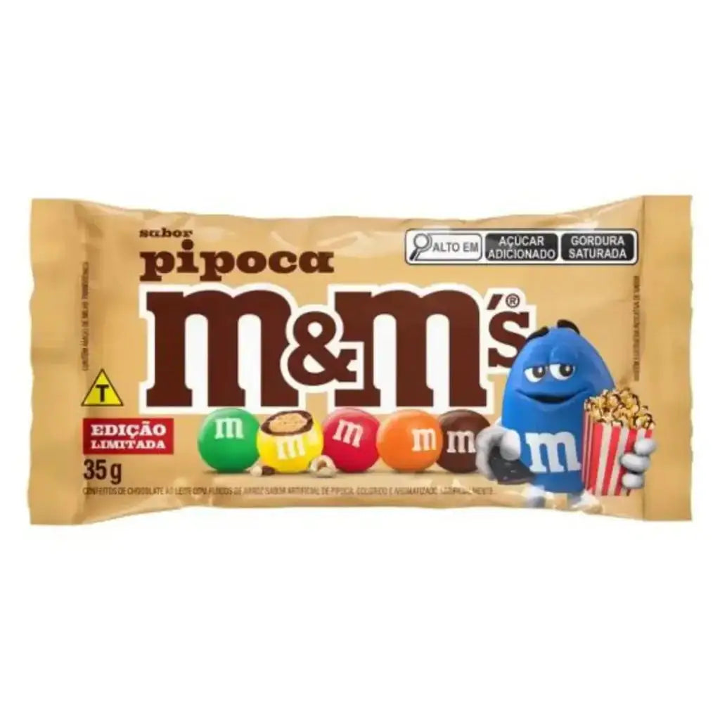 M&M's Sabor Pipoca (Popcorn) - Candycopia
