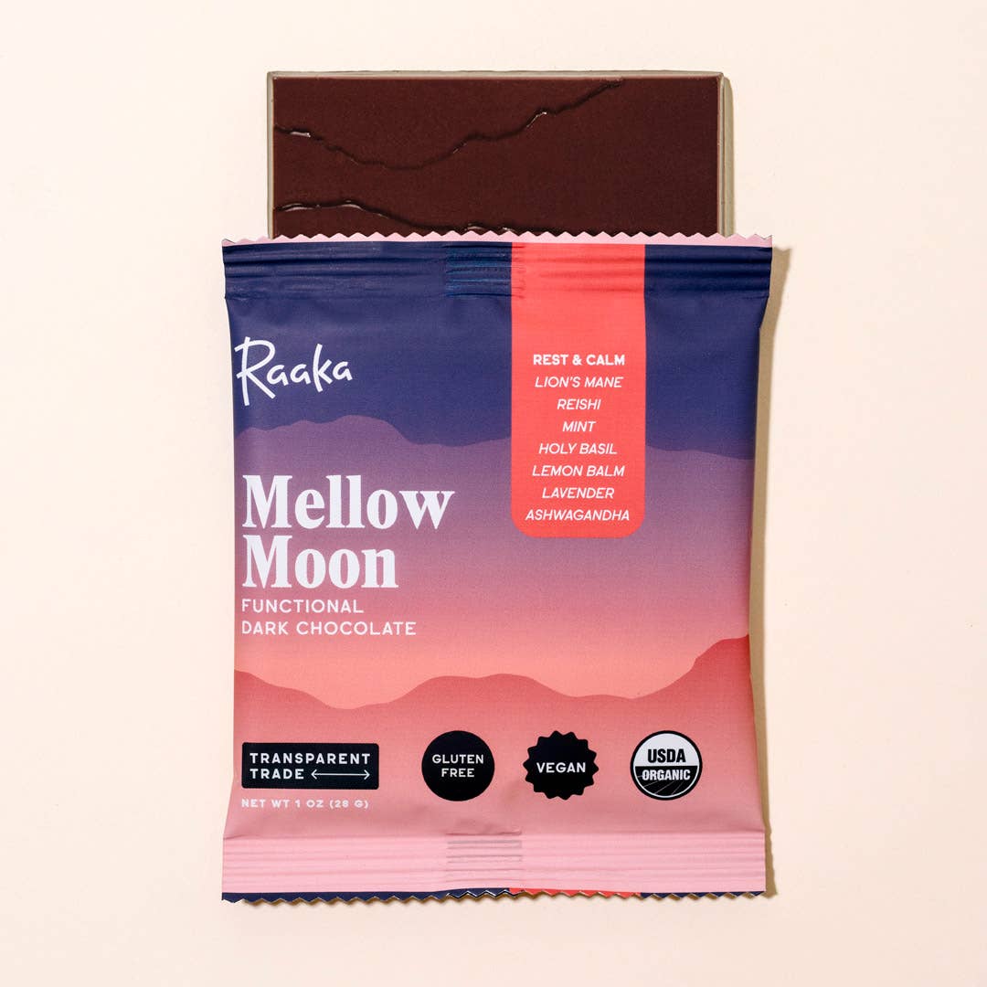 Mellow Moon Functional Dark Chocolate Bar - Candycopia