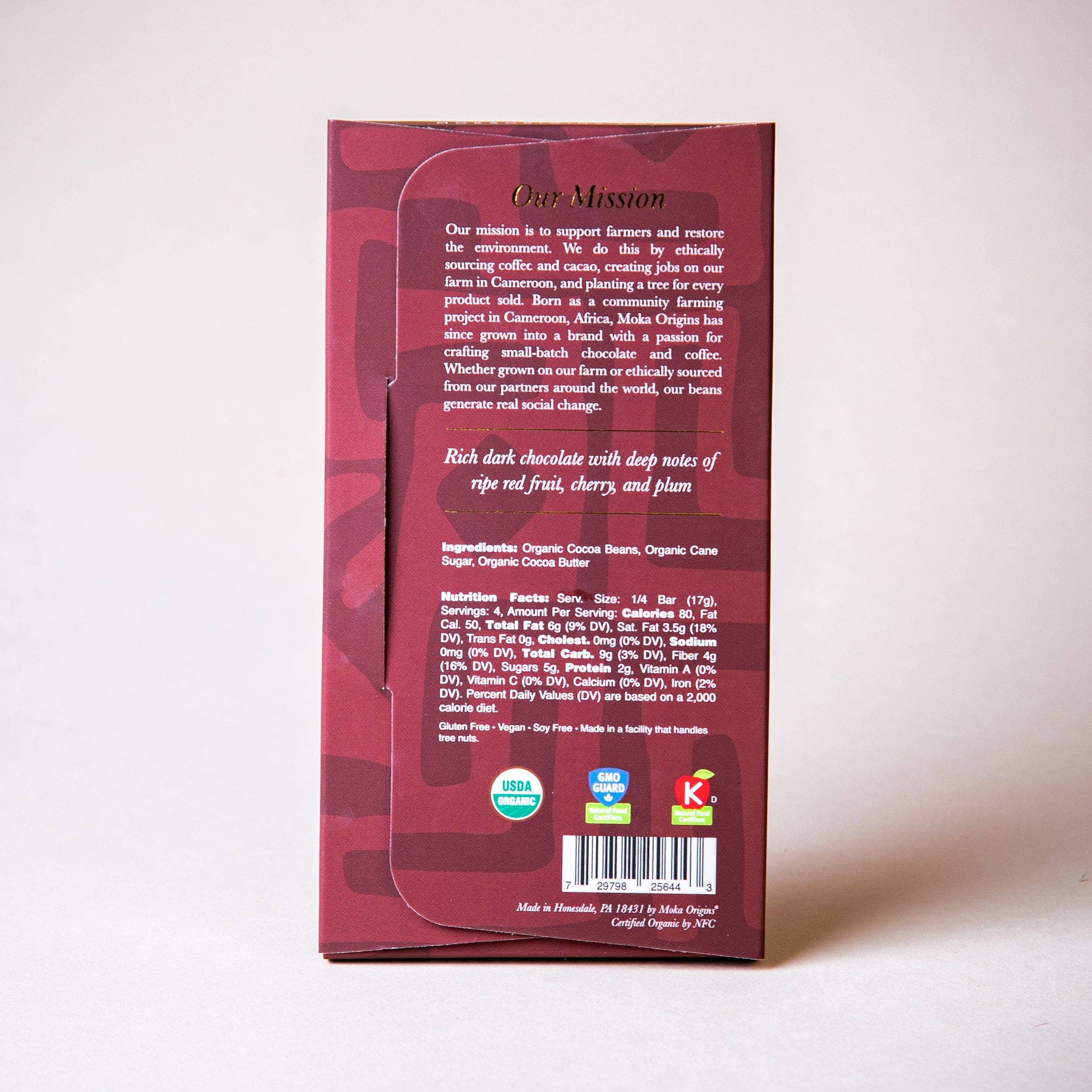 Moka Origins - Tanzania 72% Dark Chocolate - Candycopia