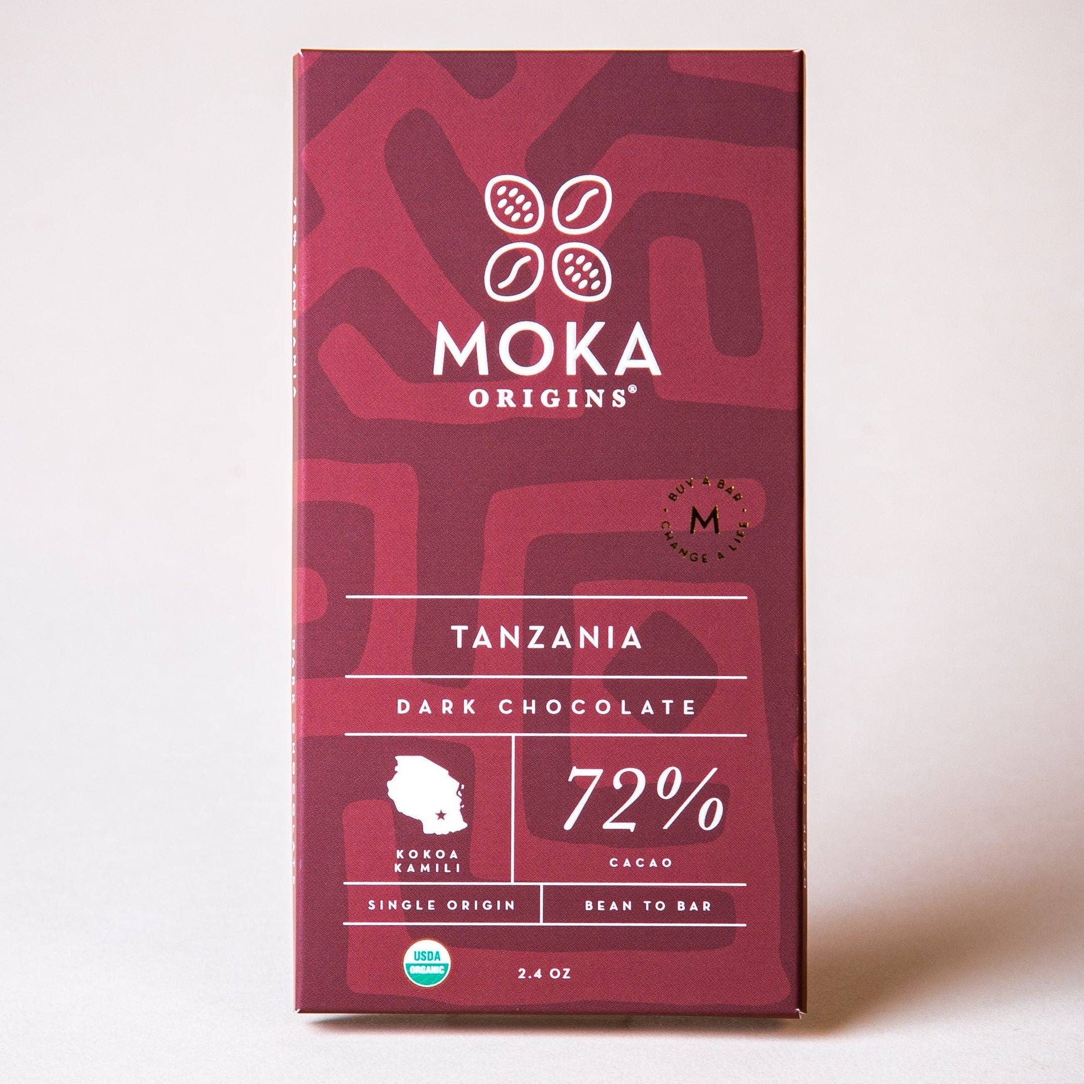 Moka Origins - Tanzania 72% Dark Chocolate - Candycopia